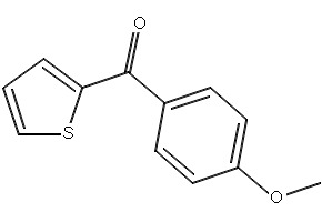 2-(4-Methoxybenzoyl)thiophene structure, CAS 4160-63-8