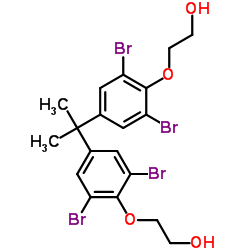 4,4'-Isopropylidenebis[2-(2,6-dibromophenoxy)ethanol] structure, CAS 4162-45-2