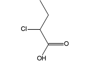 2-Chlorobutyric acid structure, CAS 4170-24-5