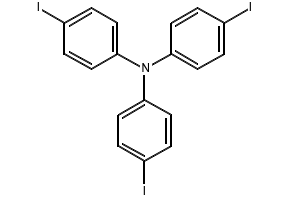 Tris(4-iodophenyl)amine structure, CAS 4181-20-8