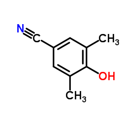3,5-Dimethyl-4-hydroxybenzonitrile structure, CAS 4198-90-7
