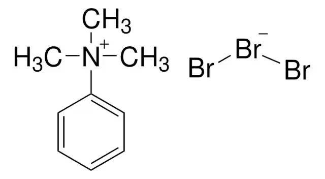 Phenyltrimethylammonium tribromide structure, CAS 4207-56-1
