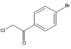 2-Chloro-4'-bromoacetophenone structure, CAS 4209-02-3