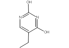5-Ethyluracil structure, CAS 4212-49-1