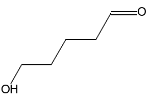 5-Hydroxyvaleraldehyde structure, CAS 4221-03-8