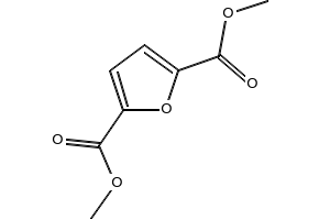 Dimethyl furan-2,5-dicarboxylate structure, CAS 4282-32-0
