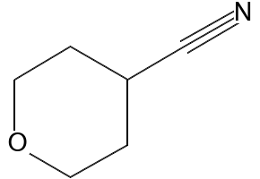 4-Cyanotetrahydropyran structure, CAS 4295-99-2
