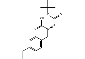 (S)-2-Amino-3-(4-ethylphenyl)propanoic acid structure, CAS 4313-70-6