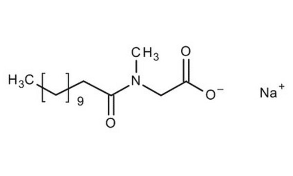 Sodium sarcosinate structure, CAS 4316-73-8