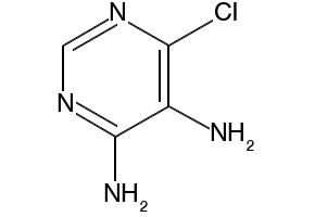 6-Chloropyrimidine-4,5-diamine structure, CAS 4316-98-7