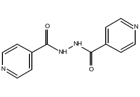 1,2-Diisonicotinoylhydrazine structure, CAS 4329-75-3
