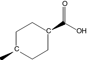 4-Methylcyclohexanecarboxylic acid structure, CAS 4331-54-8