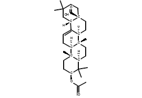 Oleanolic acid 3-acetate structure, CAS 4339-72-4
