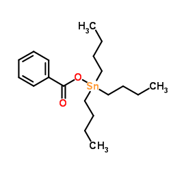 Tributyltin benzoate structure, CAS 4342-36-3
