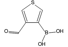3-Formyl-4-thiopheneboronic acid structure, CAS 4347-32-4