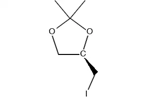4-Iodomethyl-2,2-dimethyl-1,3-dioxalane structure, CAS 4351-11-5