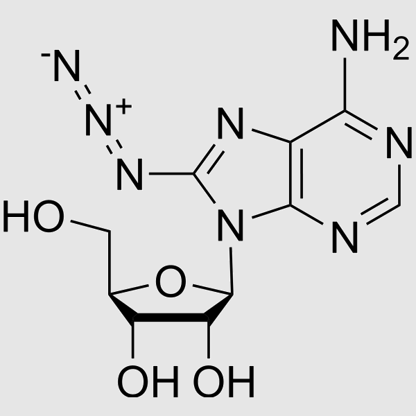 8-Azidoadenosine structure, CAS 4372-67-2