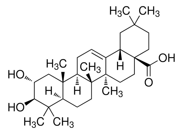 Maslinic acid structure, CAS 4373-41-5