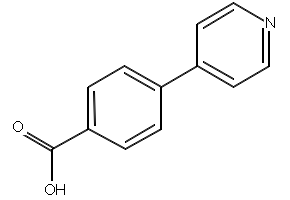 4-Pyrid-4-ylbenzoic acid structure, CAS 4385-76-6