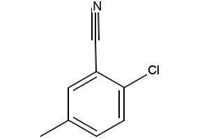 2-Chloro-5-methylbenzonitrile structure, CAS 4387-32-0
