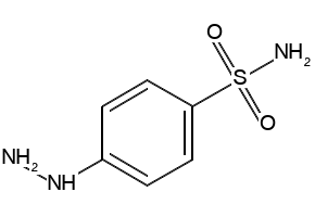 4-Hydrazinobenzenesulfonamide structure, CAS 4392-54-5