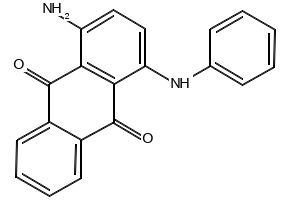Solvent Blue 68 structure, CAS 4395-65-7