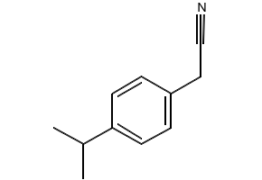 4-Isopropylphenylacetonitrile structure, CAS 4395-87-3