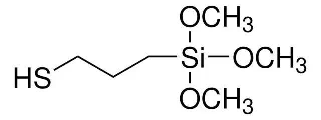 Trimethoxysilylpropanethiol structure, CAS 4420-74-0