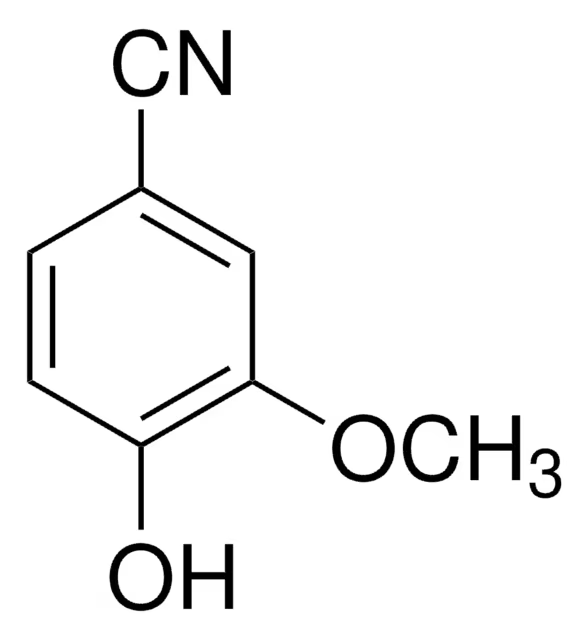 4-Hydroxy-3-methoxybenzonitrile structure, CAS 4421-08-3