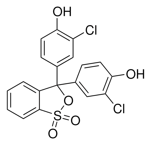 Chlorophenol Red structure, CAS 4430-20-0