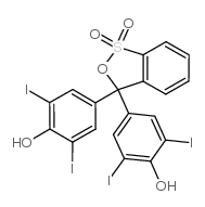 Iodophenol Blue structure, CAS 4430-24-4