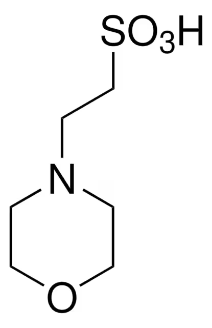 4-Morpholineethanesulfonic acid structure, CAS 4432-31-9