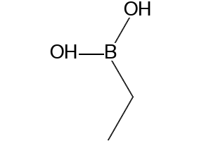 Ethylboronic acid structure, CAS 4433-63-0