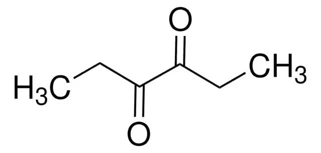 3,4-Hexanedione structure, CAS 4437-51-8