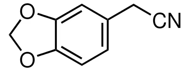 3,4-(Methylenedioxy)phenylacetonitrile structure, CAS 4439-02-5