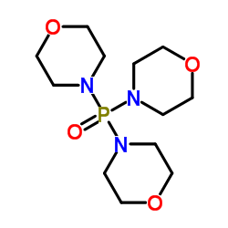 Trimorpholinophosphine oxide structure, CAS 4441-12-7