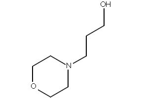 3-Morpholinopropanol structure, CAS 4441-30-9