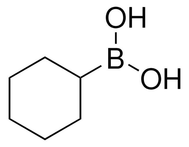 Cyclohexylboronic acid structure, CAS 4441-56-9