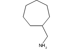 Cycloheptanemethylamine structure, CAS 4448-77-5