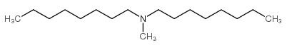 N-Methyldioctylamine structure, CAS 4455-26-9