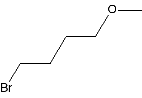 1-Bromo-4-methoxybutane structure, CAS 4457-67-4