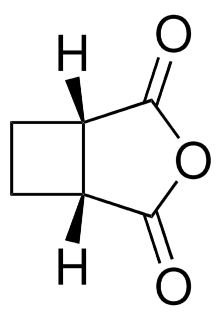Cyclobutane-1,2-dicarboxylic anhydride structure, CAS 4462-96-8