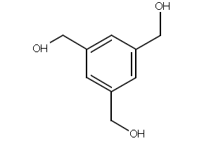 1,3,5-Benzenetrimethanol structure, CAS 4464-18-0
