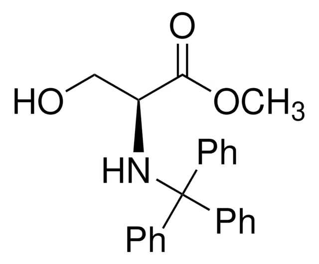 N-Trityl-L-serine methyl ester structure, CAS 4465-44-5