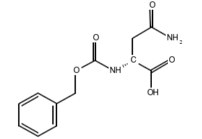 N-Carbobenzyloxy-D-asparagine structure, CAS 4474-86-6