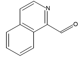 Isoquinoline-1-carbaldehyde structure, CAS 4494-18-2