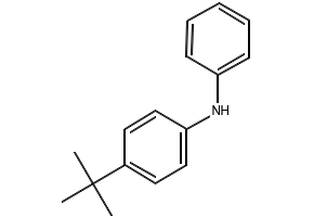 4-tert-Butyldiphenylamine structure, CAS 4496-49-5