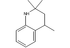 1,2,3,4-Tetrahydro-2,2,4-trimethylquinoline structure, CAS 4497-58-9