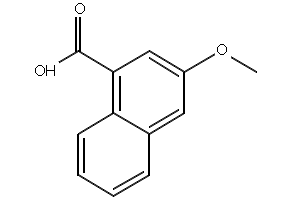 3-Nitro-1-naphthoic acid structure, CAS 4507-84-0
