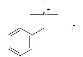 Benzyltrimethylammonium iodide structure, CAS 4525-46-6
